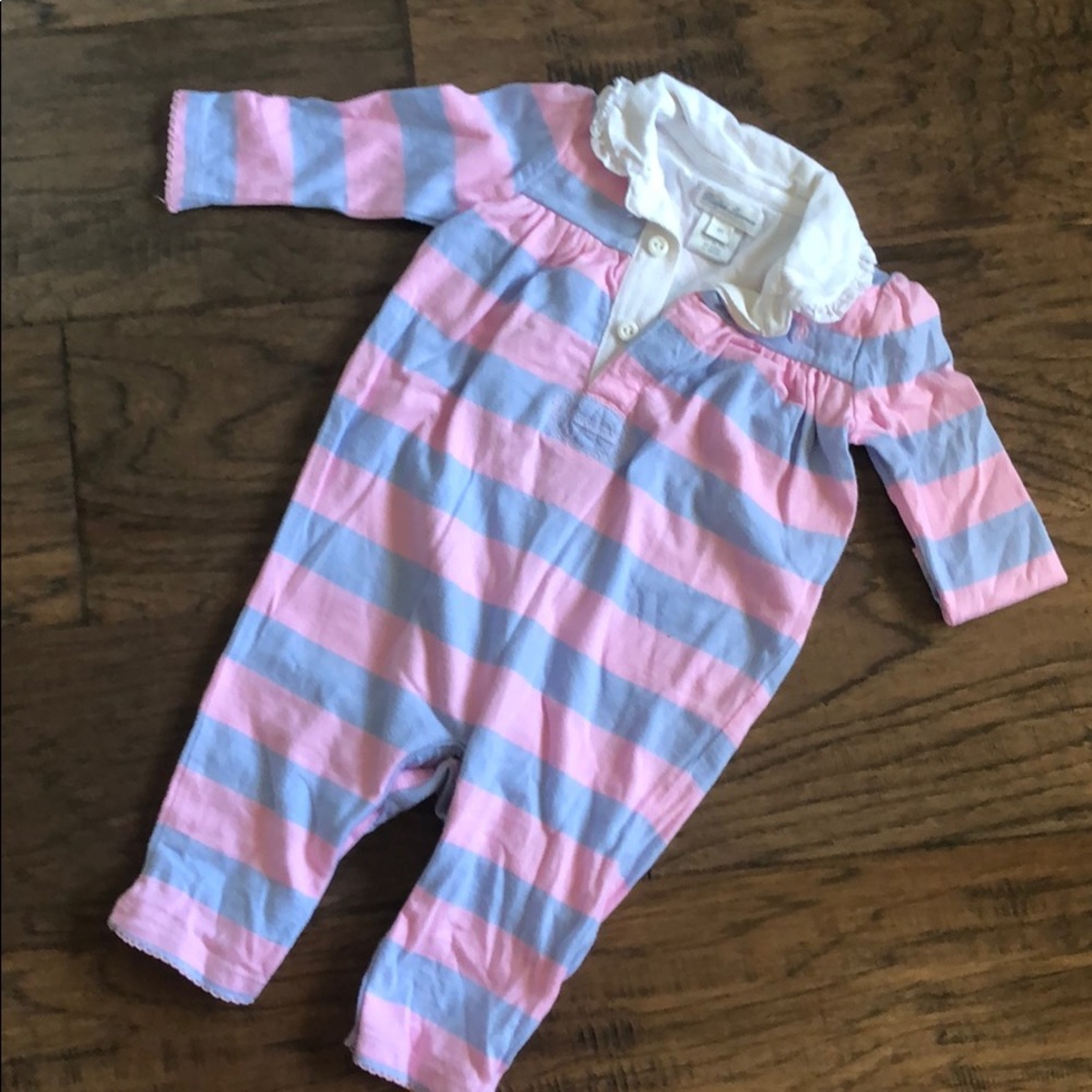 Baby blue and pink Ralph Lauren Polo